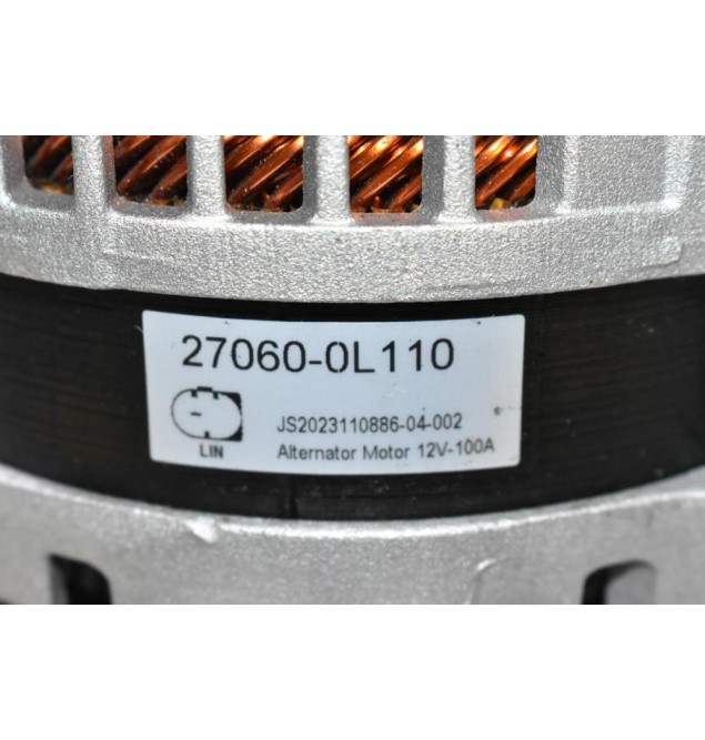 Δυναμό Toyota Hilux 2GD 2.4 2015-2021 27060-0L110 (GUN122 GUN125 GUN126) (2GD-FTV / 1GD) 100A (Καινούριο)