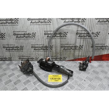 Κλειδαριές - Χερούλι Πίσω Αριστερής Πόρτας Καρότσας Renault Trafic 2000-2012 (Σετ) 06256D (Opel Vivaro - Nissan Primastar)