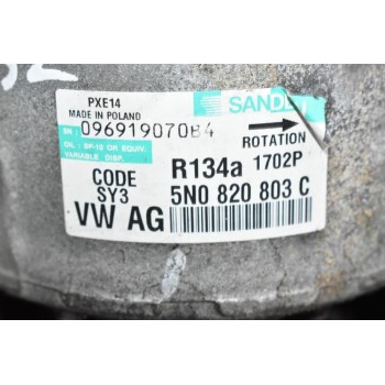 Κομπρεσέρ Aircondition - A/C Volkswagen Golf - Polo - Jetta 1.9 TDI 2005-2011 SN0820803C (Seat Ibiza) (CBZ TSI 1.2) (Audi - Skoda)