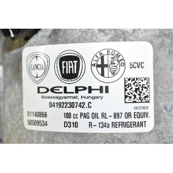 Κομπρεσέρ Aircondition A/C Alfa Romeo Mito / Giulietta 1.4 Turbo MultiAir 170ps 940A2000 2009-2018 (1.6 - 2.0) 50509535 01140866
