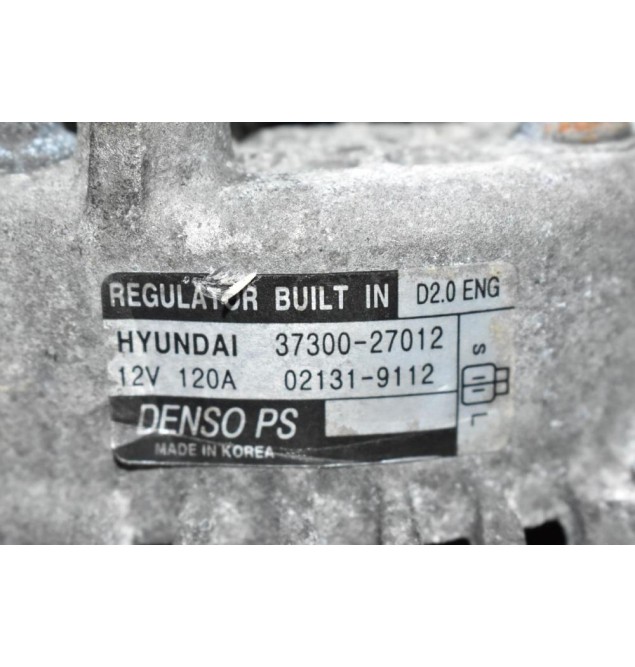 Δυναμό Kia Sportage - Tucson 2.0 CRD 140PS D4EA 2004-2009 37300-27012 120A