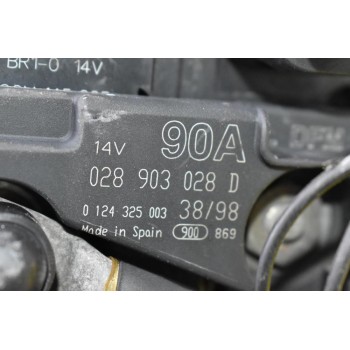 Δυναμό Audi A3 1.8T 20VT AGU 2000-2003 028903028D 0124325003 90A (Volkswagen Golf - Seat - Skoda)