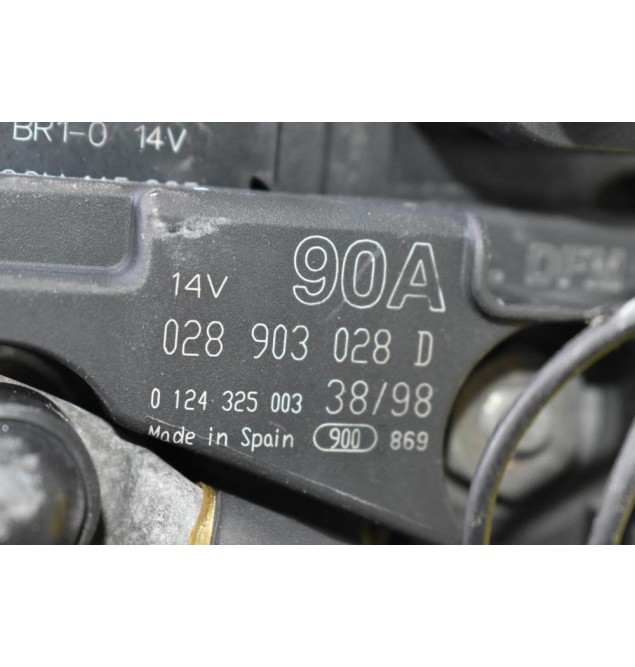 Δυναμό Audi A3 1.8T 20VT AGU 2000-2003 028903028D 0124325003 90A (Volkswagen Golf - Seat - Skoda)