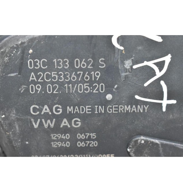 Πεταλούδα Γκαζιού Volkswagen Golf V 1.4 TSI CAΧ 2003-2009 03C133062S A2C53367619