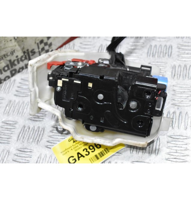 Κλειδαριά Εμπρός Αριστερά Volkswagen Golf 5 - 6 2005-2013 (Audi - Seat - Skoda) 3D2837015K (Γνήσια) (9 Pins)