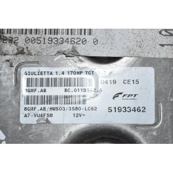 Εγκέφαλος Alfa Romeo Giulietta 1.4 170PS 2010-2017 51933462 00519334620