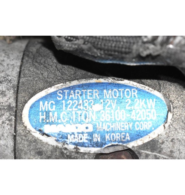 Μίζα Mitsubishi L200 L300 / Hyundai H1 4D56 1997-2005 36100-42050 MG122433 12V