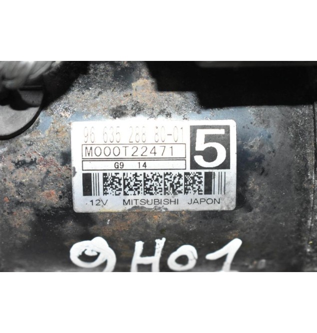 Μίζα Peugeot 207 - 307 - 308 - 508 1.6 HDI 9H01 2005-2015 9663528880-01 (Citroen Berlingo C4 C5) M000T22471