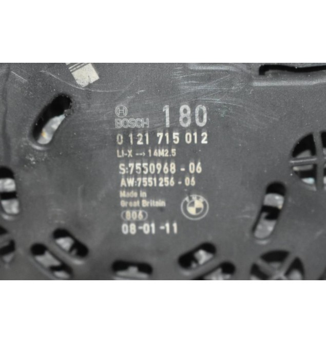 Δυναμό Bmw 330 3.0 E92 E93 2005-2014 7550968-06 0121715012 180A (N52B30)