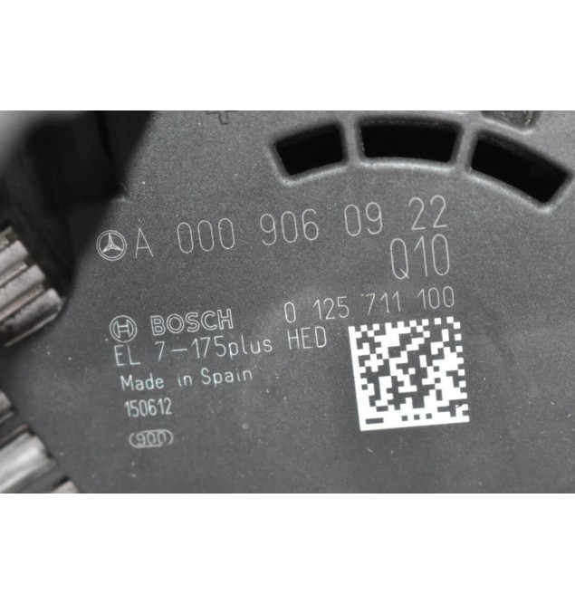 Δυναμός Mercedes-Benz E200 W212 /C200 W205 2.0 175A 274920 2005-2020 A0009060922 0125711100 (W213 W214 W218)
