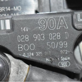 Δυναμό Audi A3 1.8T 20VT AGU 2000-2003 028903028 0124325003 90A (Volkswagen Golf - Seat - Skoda)