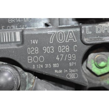 Δυναμό Audi A3 1.8T 20VT AGU 2000-2003 028903028 0124325003 70A (Volkswagen Golf - Seat - Skoda)