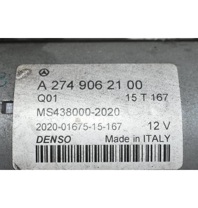 Μίζα Mercedes-Benz E200 W212 /C200 W205 2.0 274920 2005-2020 A2749062100 MS438000-2020 (W213 W214 W218)