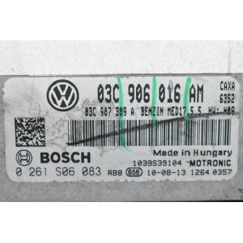 Εγκέφαλος Κινητήρα Volkswagen Golf 1.4 CAX TSI 2005-2013 BOSCH 03C906016AM 0261S06083  (Polo - Jetta - Passat) (Seat Skoda Audi)