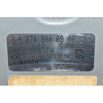 Εγκέφαλος Mercedes-Benz C200 E180 274920 2010-2020 2749000900 2749010700 (C250 C300 C350 E250 E300 GLC300 SLC200 SLK200)