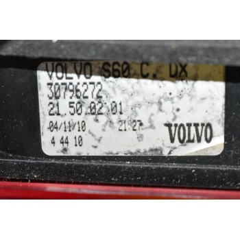 Φανάρι Πίσω Δεξιά Volvo S60 2010-2018 30796272 (Πορτ Παγκάζ) (Γνήσιο)