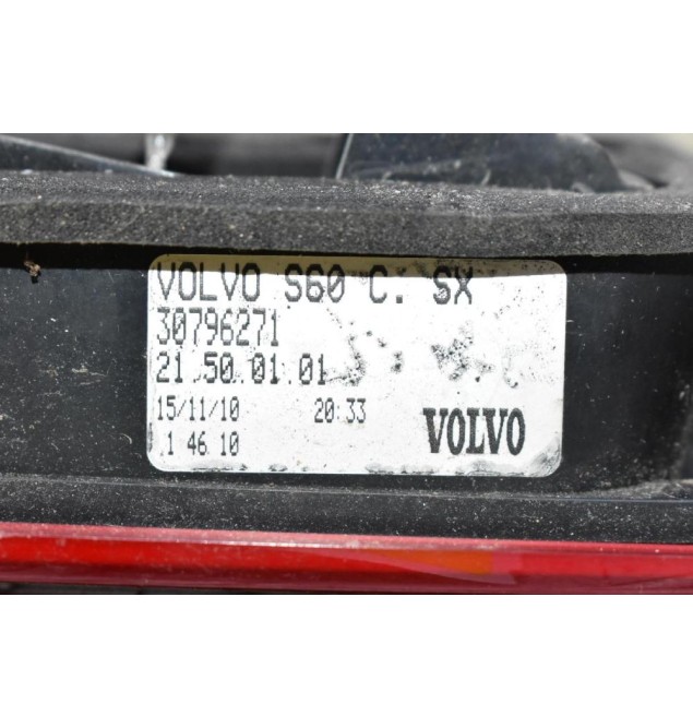 Φανάρι Πίσω Αριστερά Volvo S60 2010-2018 30796271 (Πορτ Παγκάζ) (Γνήσιο)