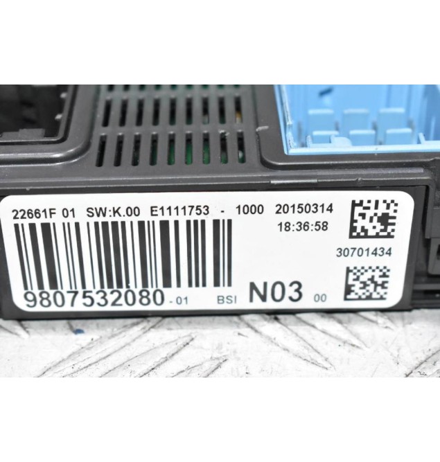 Ασφαλειοθήκη - Ασφάλειες Peugeot 208 - 2008 2013-2018 (Citroen C4) E1064159 E104160 9807532080