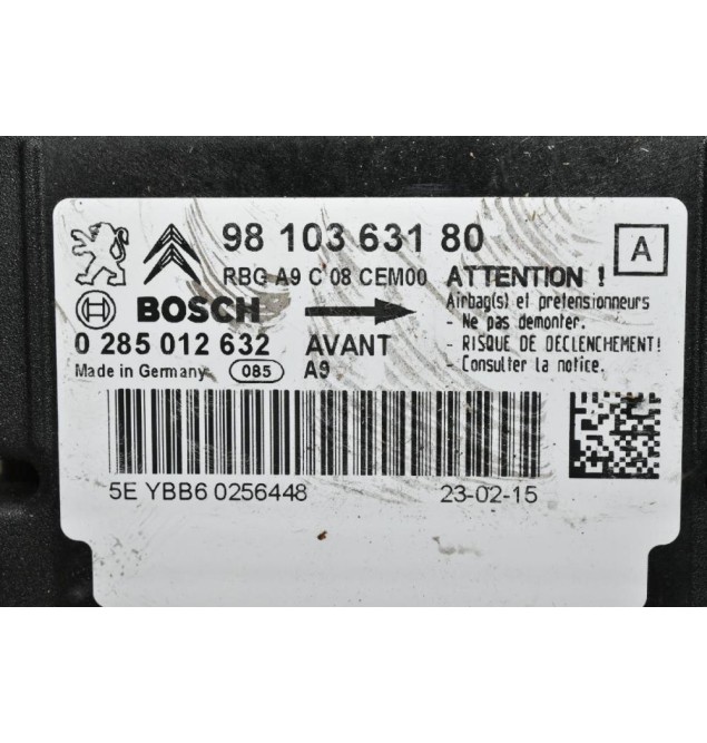 Εγκέφαλος Αερόσακων Peugeot 208 2010-2020 9810363180 0285012632