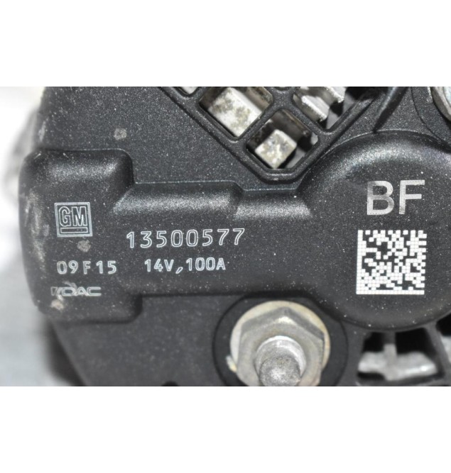 Δυναμό Chevrolet Cruze 1.6 1.8 F16D4 F18D4 2009-2017 13500577 100A (Opel Insignia - Astra A16XER A18XER) (Σπασμένο Πλαστικό)