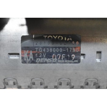 Μίζα Toyota Hilux 1GD 2GD 2015-2020 28100-0L180  (10 Δόντια)