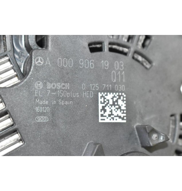 Δυναμό Mercedes-Benz B Class W246 /CLA GLA 270920 270910 2011-2021 A0009061903 BOSCH 0125711030