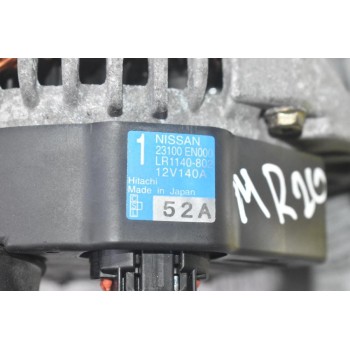 Δυναμό Nissan Qashqai 2.0 141PS MR20 2007-2012 23100-EN000 140A