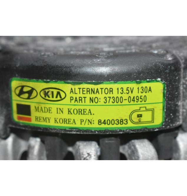 Δυναμό Hyundai Kona - i20 1.0 Turbo G3LC 2015-2021 37300-04310 130A (i30 Stonic) (Kia Picanto Ceed) (Γνήσιο)