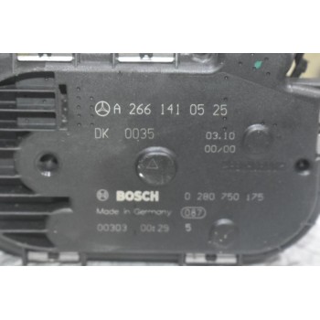 Πεταλούδα Γκαζιού Mercedes-Benz E200 1.8 271860 2010-2016 BOSCH A2661410525 0280750175