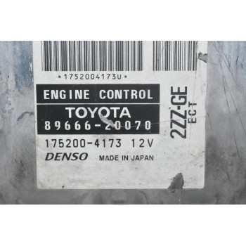 Εγκέφαλος Κινητήρα Toyota Corolla - Celica 2ZZ 2001-2010 DENSO 89666-20070 175200-4173