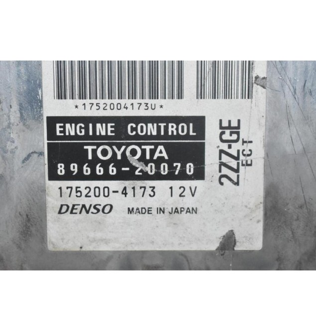 Εγκέφαλος Κινητήρα Toyota Corolla - Celica 2ZZ 2001-2010 DENSO 89666-20070 175200-4173