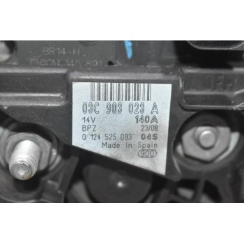 Δυναμό Volkswagen 1.4 TSI CAV BLG BMY CAX 2008-2013 03C903023A 0124525093 140A (Seat Audi Skoda) (Γνήσιος)