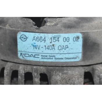 Δυναμό SsangYong Actyon / Kyron 2.0 XDI 664950 2000-2010 A6641540002 140Α