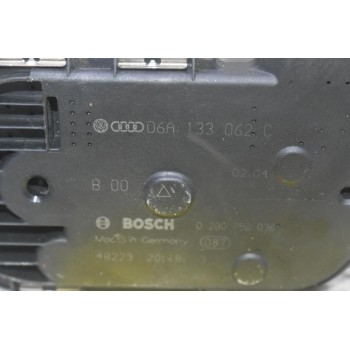 Πεταλούδα Γκαζιού Seat Ibiza Leon Toledo 1.8T 20VT 2000-2005 (Γνήσια) 06A133062C 0280750036 (Audi A3 TT / Skoda Octavia / Volkswagen Golf Bora Beetle)