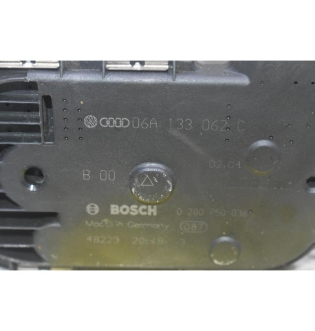 Πεταλούδα Γκαζιού Seat Ibiza Leon Toledo 1.8T 20VT 2000-2005 (Γνήσια) 06A133062C 0280750036 (Audi A3 TT / Skoda Octavia / Volkswagen Golf Bora Beetle)