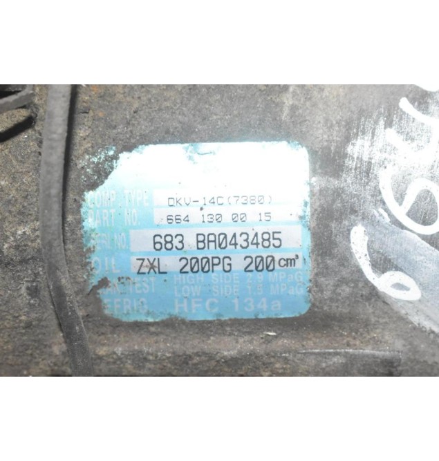 Κομπρεσέρ Aircondition SsangYong Kyron 2.0cc XDI 664950 2002-2010 6641300015