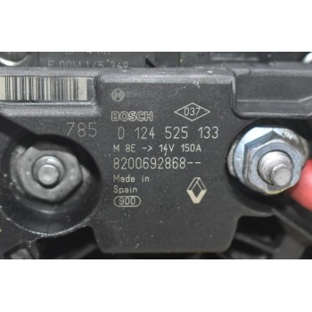 Δυναμό Renault Trafic / Opel Movano 2.5 DCI G9U 2001-2010 0124525133 8200692868 150Α (Master - Vivaro)