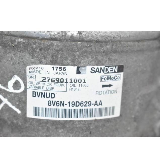 Κομπρεσέρ Aircondition A/C Ford Focus C-Max 1.6 TDCI T1DA/ T1DB  Mazda 6/5/3  Y6 1.6D 2010-2015 8V6N-19D629-AA