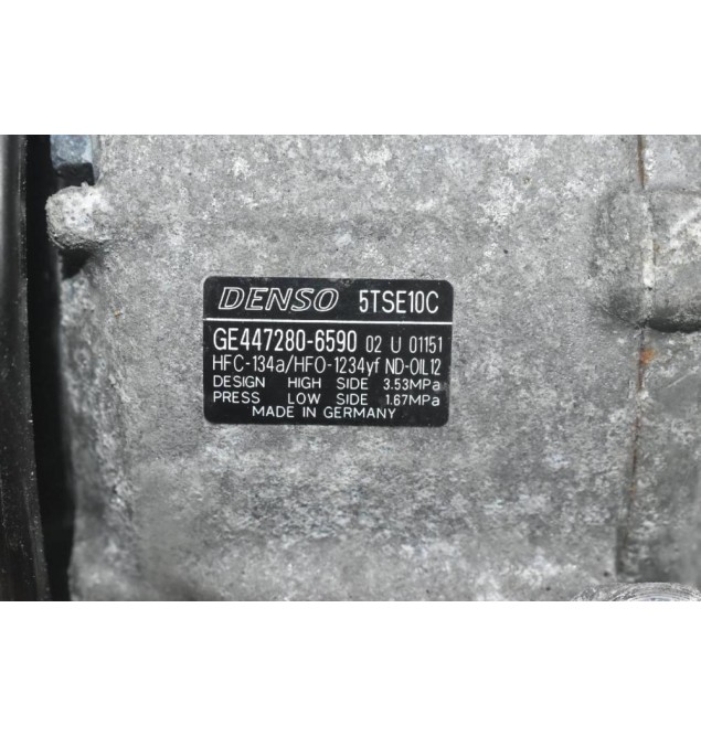 Κομπρεσέρ Aircondition - A/C Toyota Auris - Yaris - Corolla 1ND 1.4D Euro 5 2012-2018 DENSO GE447280-6590