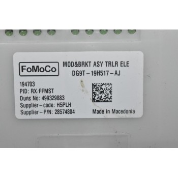 Εγκέφαλος - Πλακέτα Ελέγχου Καρότσας / Tρείλερ Ford Ranger Wildtrak 2013-2024 DG9T-19H517-AJ (Γνήσιο) (Transit)