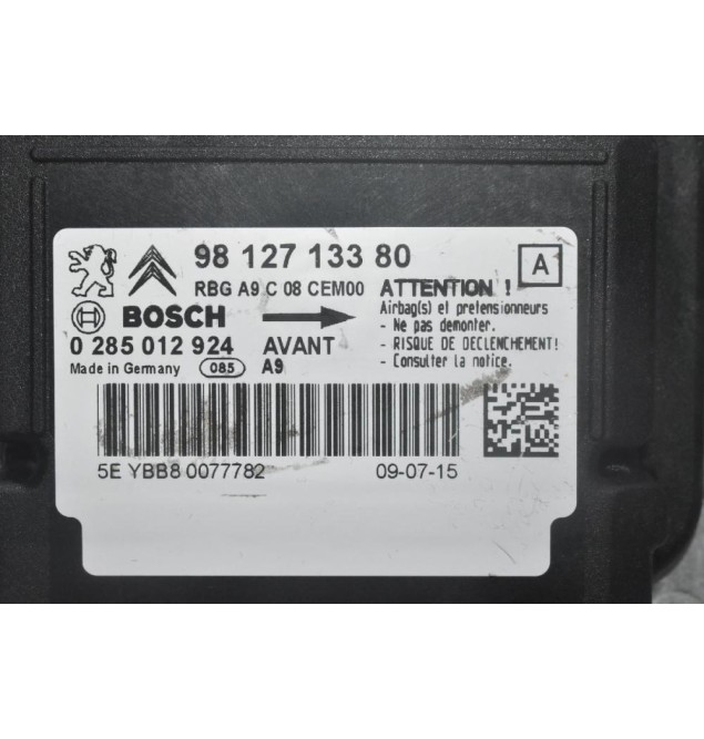 Εγκέφαλος Αερόσακων Peugeot 208 - 2008 2010-2020 9812713380 0285012924