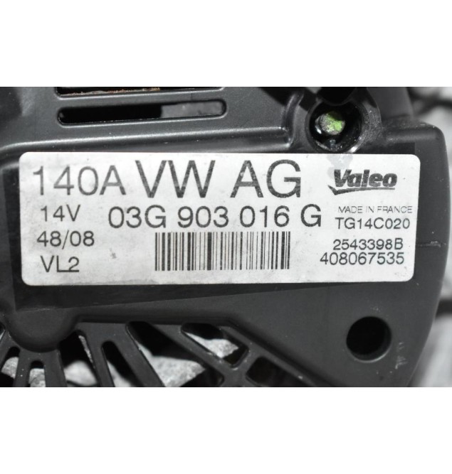 Δυναμό Audi A4 / A6 2.0 TDI CAG CAGB 140A 2008-2015 03G903016G