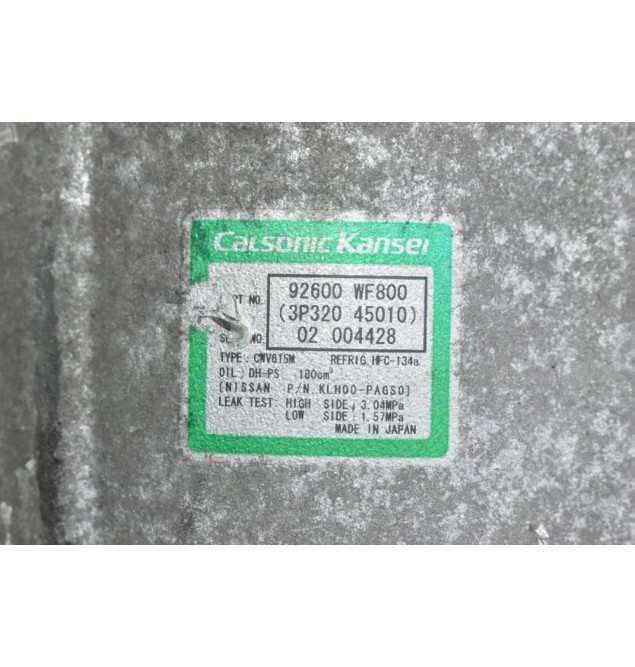 Κομπρεσέρ Aircondition - A/C Nissan X-Trail 2.0 QR20 2002-2010 92600-WF800