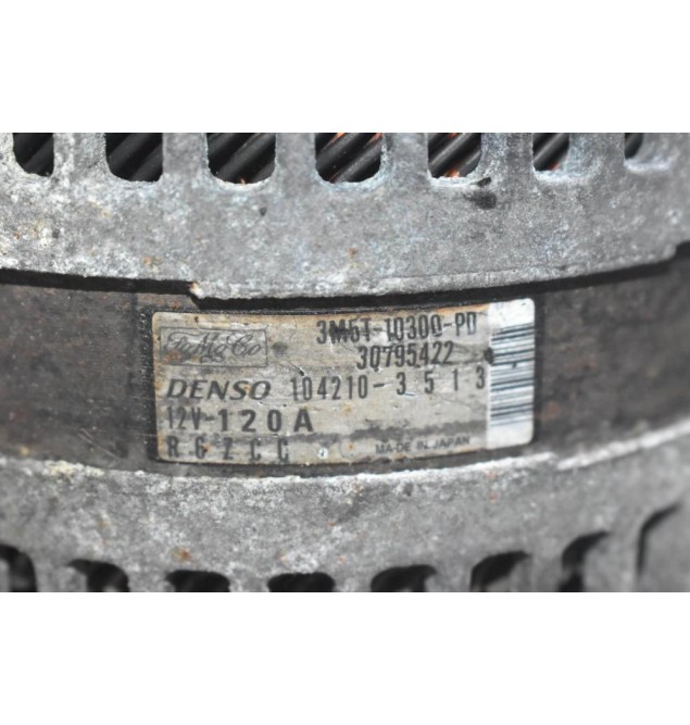 Δυναμό Ford Focus 1.6 - 1.9 TDCI 12V 120A 2005-2014 3M51-10300-PD 104210-3513 (Volvo)