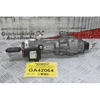 Διακόπτης Μίζας - Κλειδαριά Τιμονιού Με Κλειδί Nissan Navara D40 2005-2015 (Γνήσιο) (Euro 5) N0502321 21669775-7