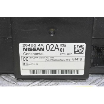 Πλακέτα Ανεσης Nissan Navara D40 2005-2010 Siemens 284B2-4X02A (Γνήσιο) (Euro 5)