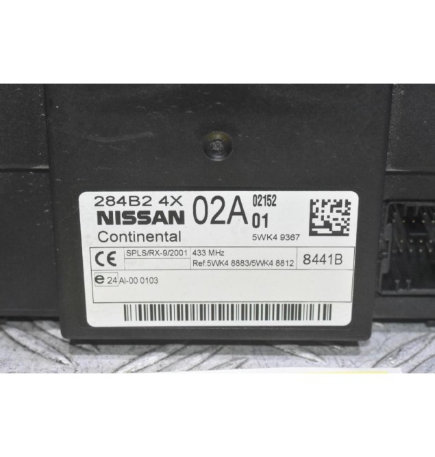 Πλακέτα Ανεσης Nissan Navara D40 2005-2010 Siemens 284B2-4X02A (Γνήσιο) (Euro 5)