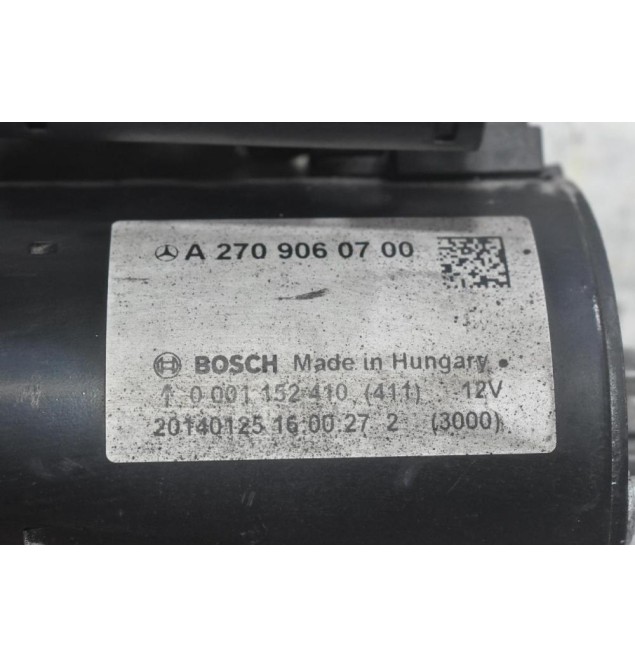 Μίζα Mercedes-Benz B Class W246 /CLA GLA 1.6 Turbo 270910 2011-2021 BOSCH A2709060700 0001152410  (411)