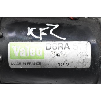 Μίζα Peugeot 106 - 206 1.1 1.4 KFX - KFZ 1998-2007 VALEO D6RA571 (Citroen Berlingo Saxo Xsara C2 C3 C4 ) (Partner / 306)