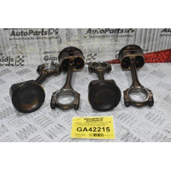 Πιστόνια - Έμβολα Daihatsu Terios 1.5 3SZ 2005-2010 (Με Μπίελες) (Διαμετρος Πιστονιού 72mm) (Πίρος 18)